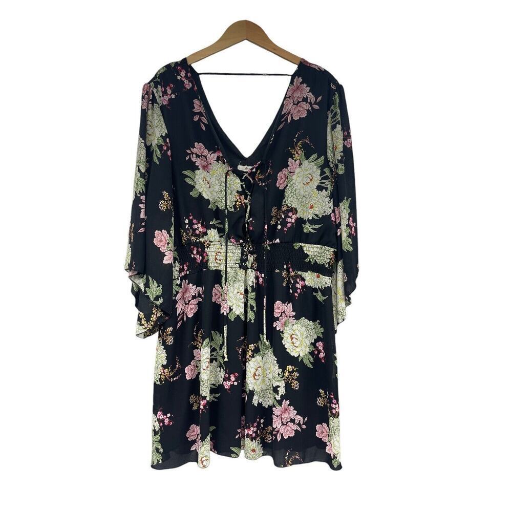 Maurices Black Floral Dress